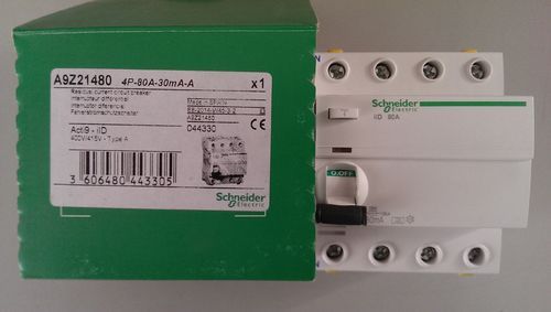 Schutzschalter 80a 30ma 4p - 30ma,